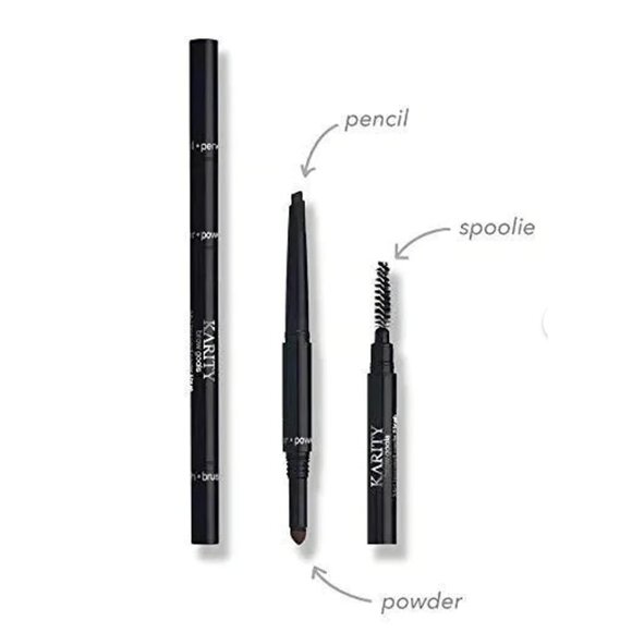 Karity Brow Goals 3-in-1 Eyebrow Pencil Powder & Brush - HOT COCOA - Picture 4 of 4